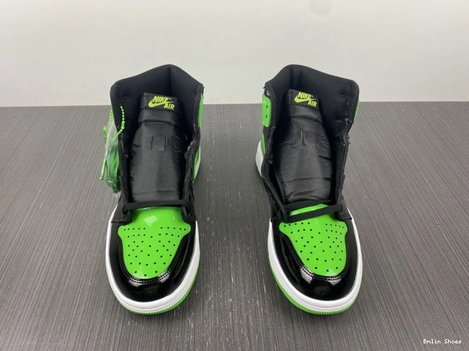Bmlin Shoes Green Jordan 1 Pine OG Air High 555088-030 0626